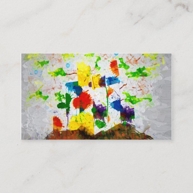 "Nature Fantasy Trees" business card (Front)
