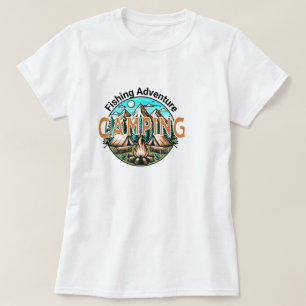 NATURE Fishing/Camping Adventure Ladies T-Shirt