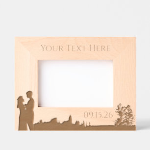 Nature Floral Wedding Personalized Engraved Frames