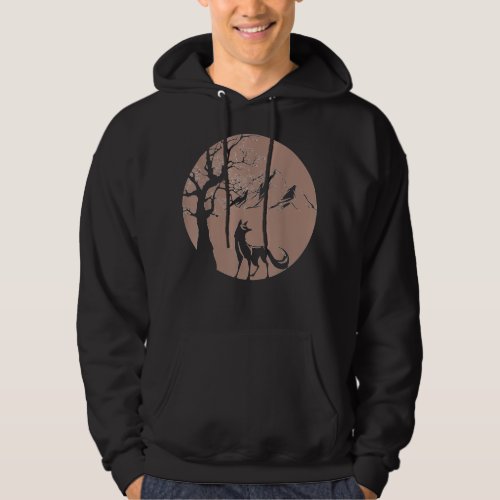 Nature Forest Animal Lover Outdoor Mountains Fox Hoodie