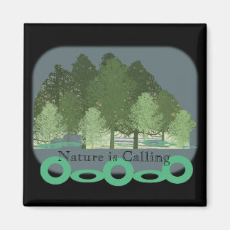 Nature Forest of Trees Magnet