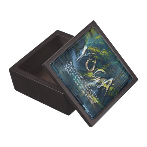 Nature Forest YOGA Hidden Text Reiki Master Quotes Gift Box