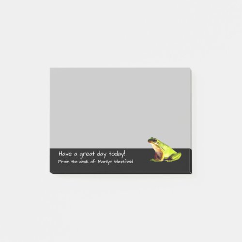 Nature Frog Theme Positive Message Post_it Notes