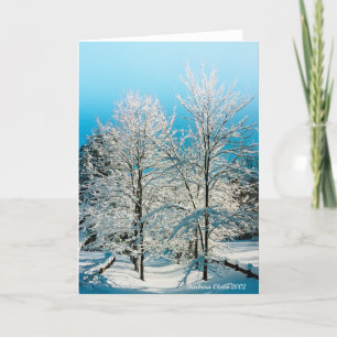 Nature: Full of divinity Walden Pond Holiday Card