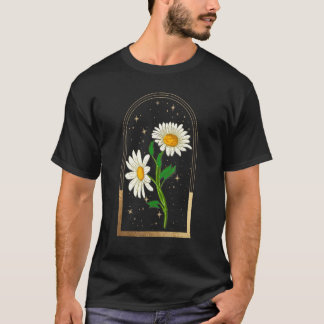 Nature Garden Botanical Plant Gardener Daisy Flowe T-Shirt
