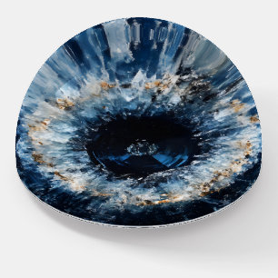 Nature Gem Sapphire Pattern Paperweight