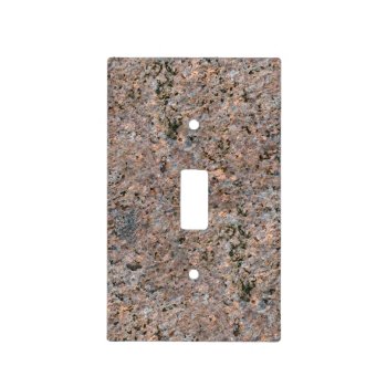 Nature Geology Neutral Rock Texture Light Switch Cover by KreaturRock at Zazzle