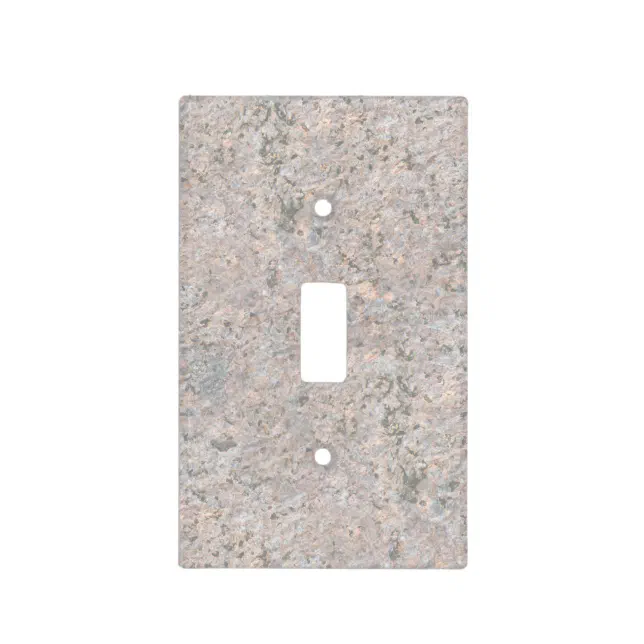 Nature Geology Neutral Rock Texture Light Switch Cover | Zazzle