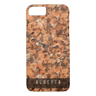 Nature Geology Rock Surface Texture Custom Name iPhone 8/7 Case