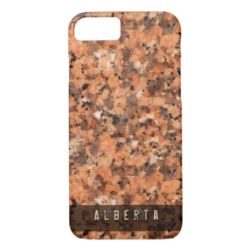 Nature Geology Rock Surface Texture Custom Name iPhone 87 Case
