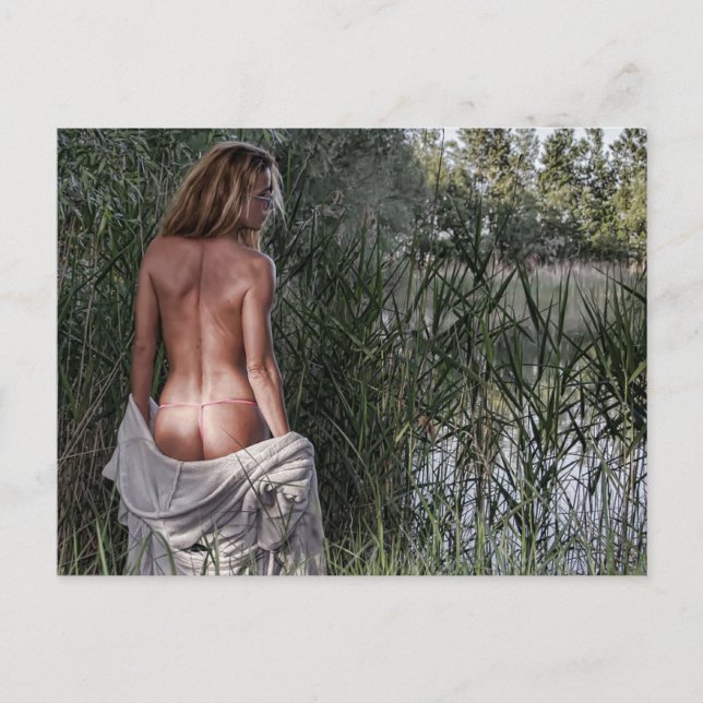 Nature Girl Bikini photo postcard (Front)