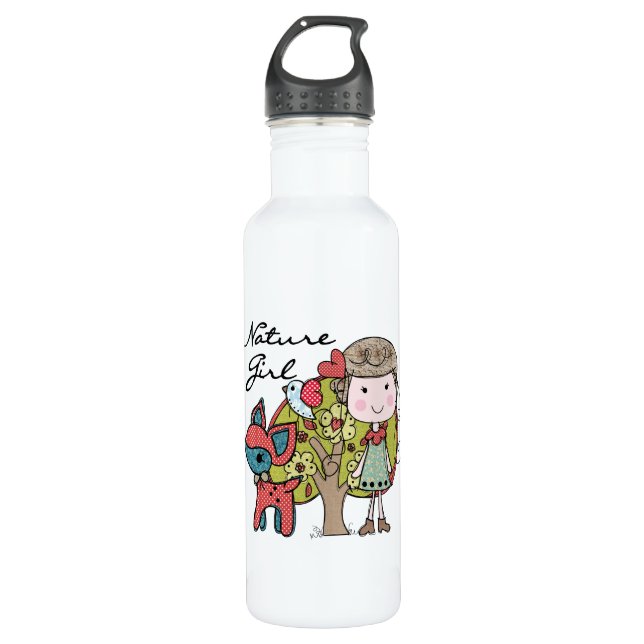 Nature Girl Water Bottle (Front)