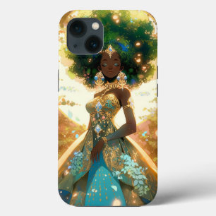 Nature Goddess African American Fantasy Art iPhone 13 Case