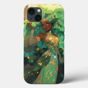 Nature Goddess African American Fantasy Art iPhone 13 Case