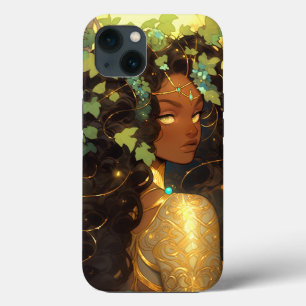 Nature Goddess African American Fantasy Art iPhone 13 Case