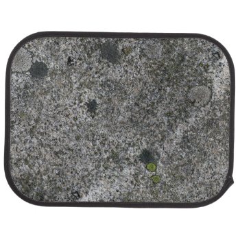 Nature Granite Rock With Green Moss Car Mat by KreaturRock at Zazzle