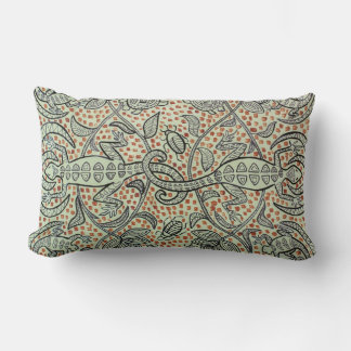 Nature Graphic Lumbar Pillow, zipperless Lumbar Pillow