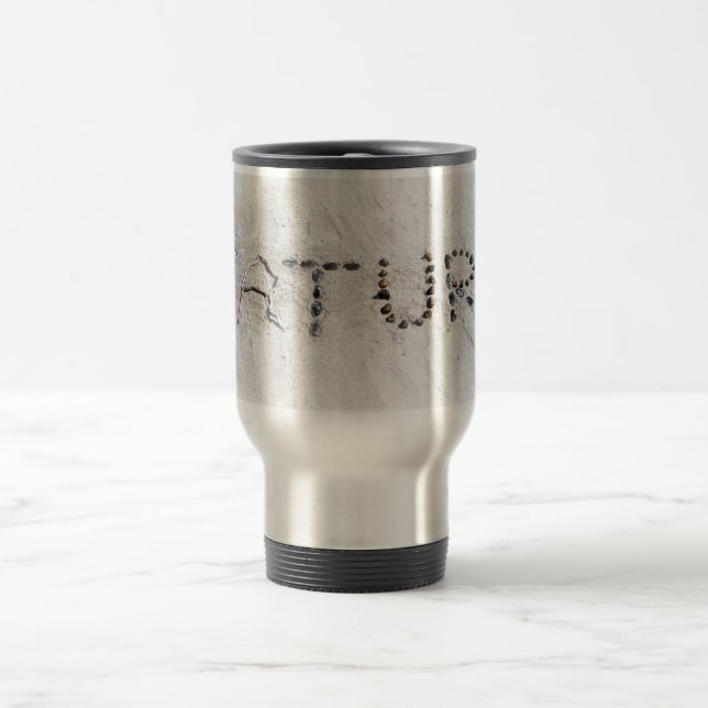 Nature Graphics Sand Art Travel Mug (Center)
