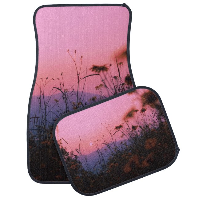 nature grass car floor mat (Set)