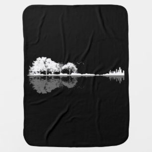 Nature Guitar Baby Blanket