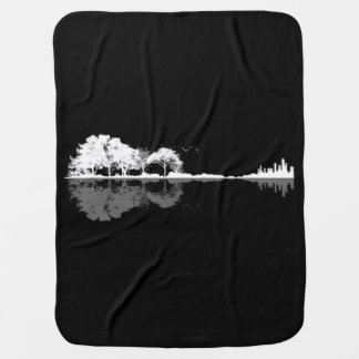 Nature Guitar Baby Blanket