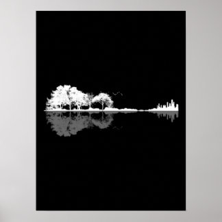 Nature Guitar Poster