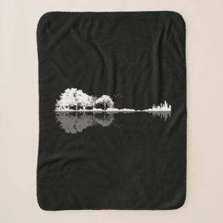 Nature Guitar Sherpa Blanket