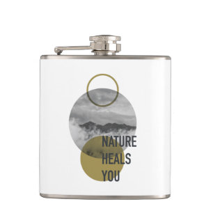 Nature Heals You Flask