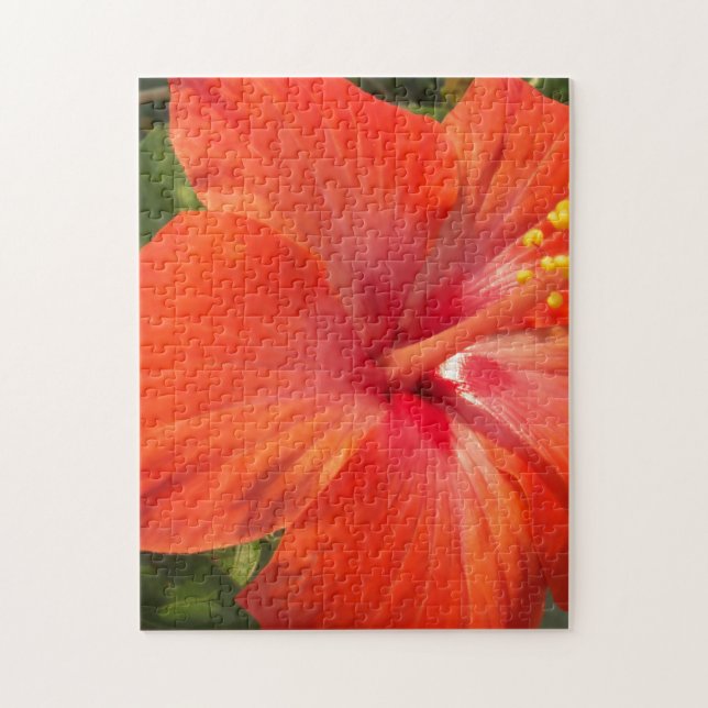 nature, hibiscus, flower, summer, floral, tropical jigsaw puzzle (Vertical)