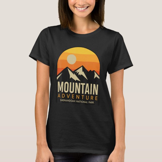 Nature Hike Shenandoah National Park Souvenir Virg T-Shirt (Front)