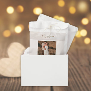 Nature Horses Wedding Add Photo Custom Favor Bag