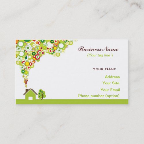 Nature House Business Card Template