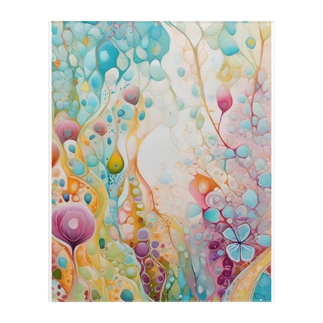 Nature Illustration Artistry Acrylic Print (Front)