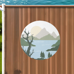 Nature Illustration Outdoor Rug