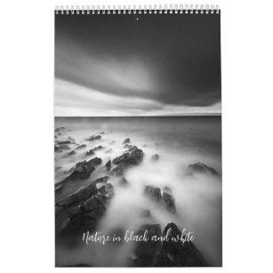 Nature in black and white v2 photo calendar