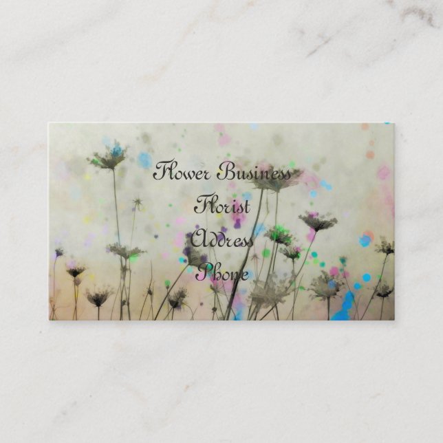 Nature In Colors Business Card (Front)