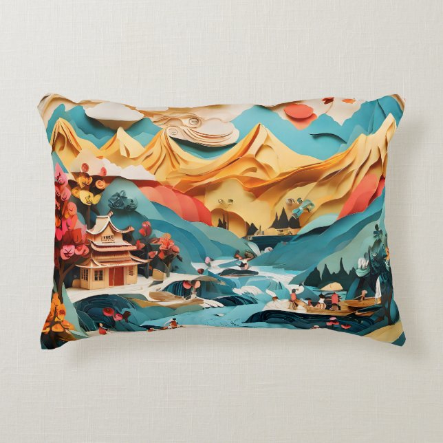 Nature in Layers Accent Pillow (Front)