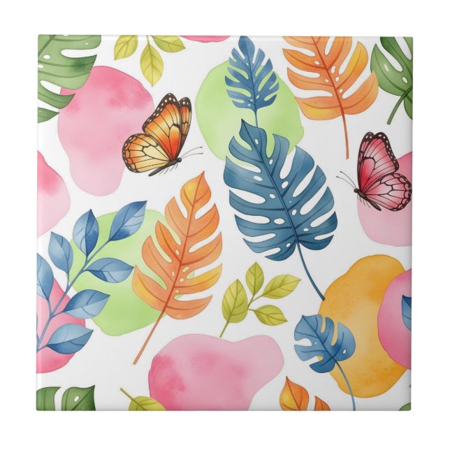 Nature in Motion Ceramic Tile (Front)