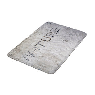 Nature in the Sand Beachy Ocean Bath Mat