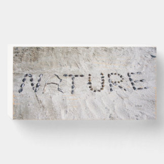 Nature in the Sand Wooden Box Sign