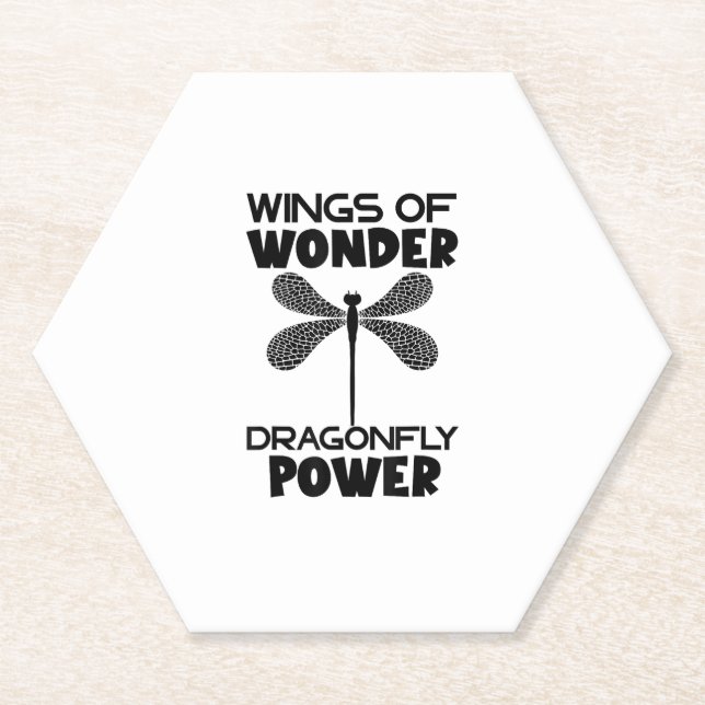 Nature Insect Dragonflies Power Wings Of Wonder Dr Paper Coaster (Front)