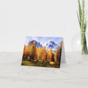Nature Inspirations Dolomites, Tofane Group, Italy Note Card