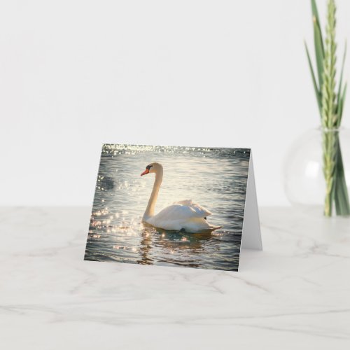 Nature Inspirations Elegant Swan Note Card