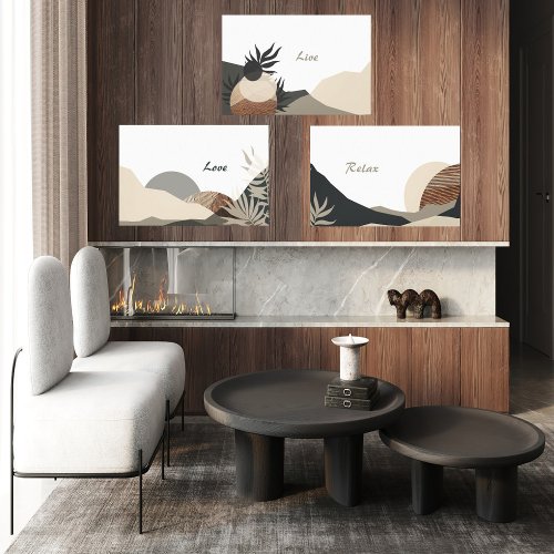 Nature_Inspired Abstract Earth Tones Canvas Art