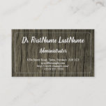 [ Thumbnail: Nature Inspired Administrator Business Card ]