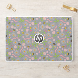 Nature inspired blooms and critters HP laptop skin