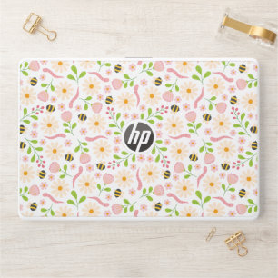 Nature inspired blooms and critters HP laptop skin