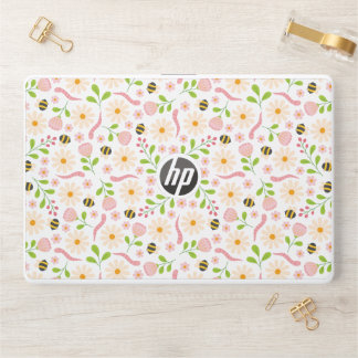 Nature inspired blooms and critters HP laptop skin