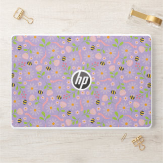 Nature inspired blooms and critters HP laptop skin