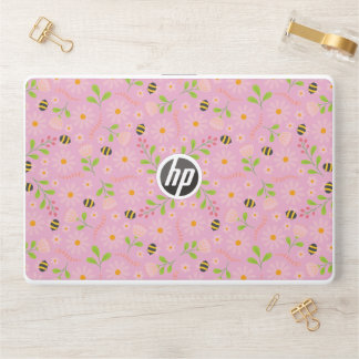 Nature inspired blooms and critters HP laptop skin
